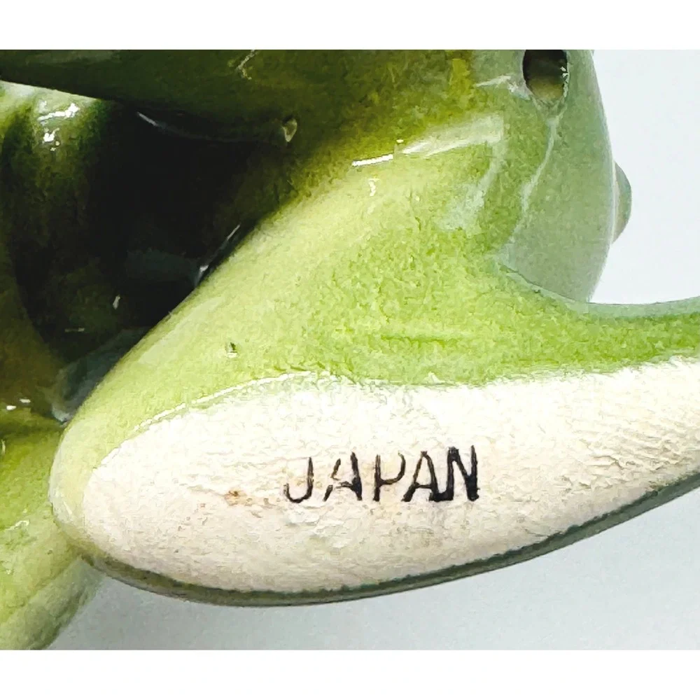 Tumbling Pixie Elf Figurine Kneeling Japan Vintage 1950s Christmas Decor Ceramic